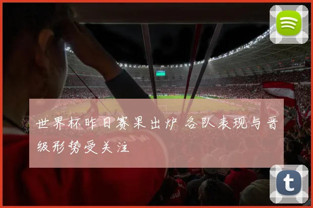 世界杯昨日赛果出炉 各队表现与晋级形势受关注